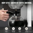 thumbnail image 6 of VEVOR 12 Cups Commercial Drip Coffee Maker, Coffee Maker Machine with 3 Glass Carafes and 3 Warmer Plates, Stainless Steel Pour Over Coffee Brewer with Auto Water Intake, for Restaurant Office Cafe, 6 of 9