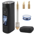 thumbnail image 1 of yeacher 75W USB Portable Smart Soldering Iron with 3 Interchangeable Tips, Fast Heating, LCD Display, and 2500mAh Battery (Black), 1 of 7