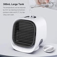 thumbnail image 3 of Mini ventilador de refrigeración de aire acondicionado de iones negativos, refrigeración de humidificación, luz nocturna, enfriador de escritorio USB multifuncional Adepaton 2033658-2, 3 of 9