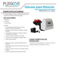 thumbnail image 2 of Válvula de control automático para sistemas de filtración Purikor PKVF27D-2.5-1354, 2 of 3