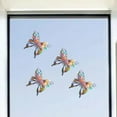 thumbnail image 4 of veasfak 4pcs 3D Decorative Window Film, Clear Glass Rainbow Effect Door Window Static Butterfly, 4 of 8
