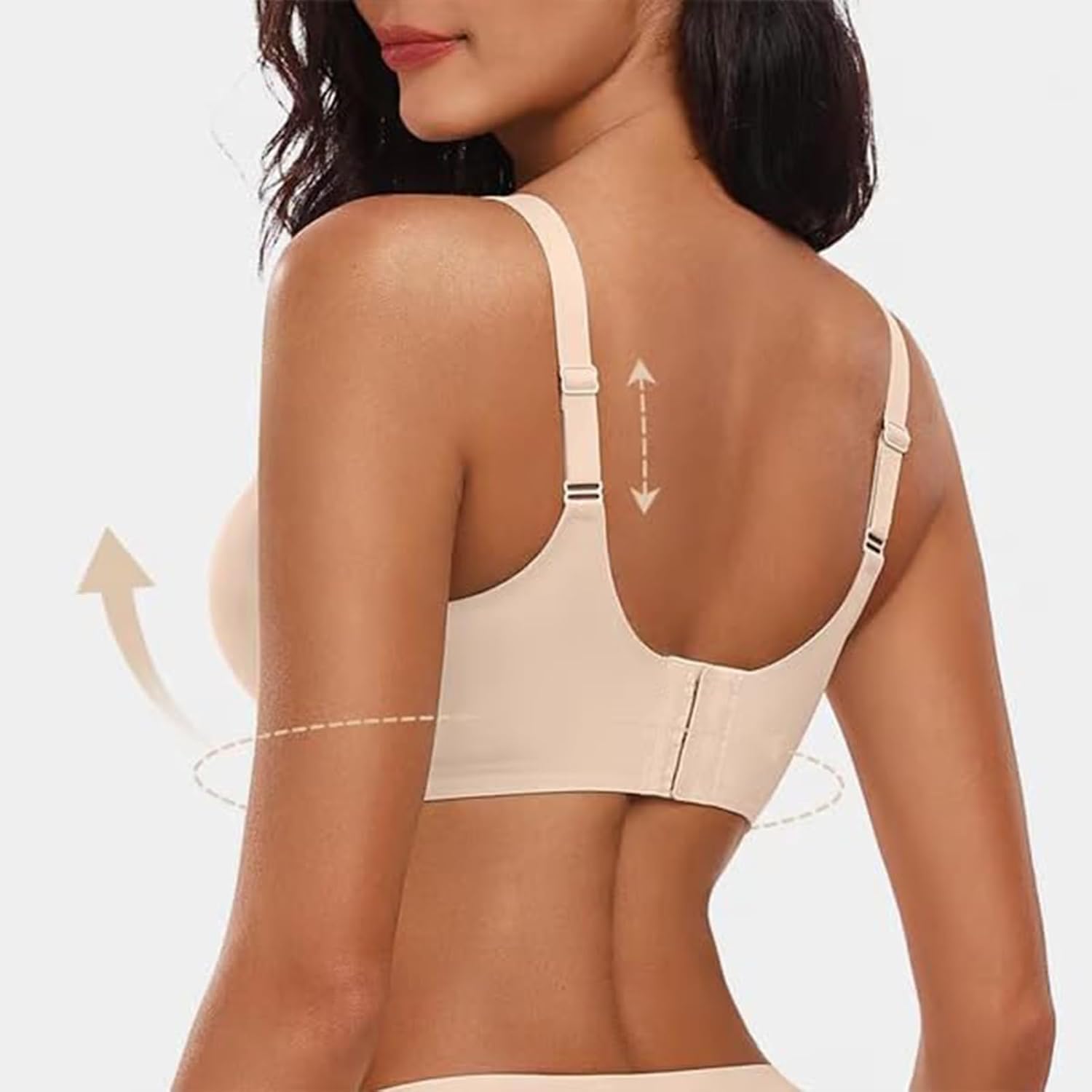 Soutien-gorge Femme Sans Armature - Confort, Maintien Léger Et Couverture Totale | Idéal Pour Tous Les Jours