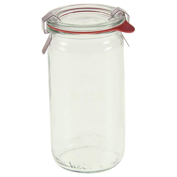 975 1/4L Cylindrical Jar Set of Six - 11.5 Ounce
