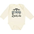 thumbnail image 3 of Inktastic My Mema Loves Me Girls Girls Long Sleeve Baby Bodysuit, 3 of 5