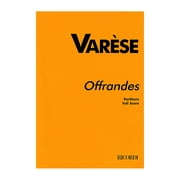 Ricordi Offrandes (Study Score) Study Score Series Composed by Edgard Varese