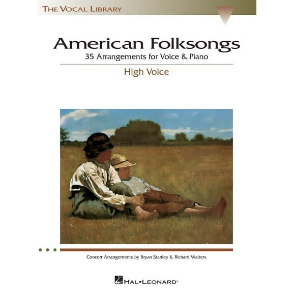 Vocal Library: American Folksongs: The Vocal Library High Voice (Paperback)