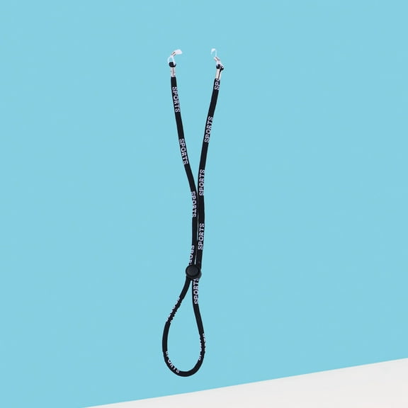 COSMOBETTY Glasses Neck Strap For Men Eyeglasses Straps Black Polyester 1Pcs