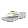 thumbnail image 2 of Chanclas de fondo grueso de verano Sandalias de playa con cuña para mujer Wmkox8yii ytu4532, 2 of 9
