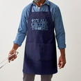 thumbnail image 5 of CafePress - It's All Greek Apron (Dark) - Kitchen Apron with Pockets, Grilling Apron, Baking Apron, 5 of 5