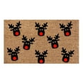 thumbnail image 1 of AMERTEER 1PCS Christmas Decoration Doormat Farmhouse Happy Doormat Christmas Doormat Slip Indoor 1PC Floor Mat Entrance Rug Holiday Mat Christmas Non Slip Visual 1PC Christmas Doorm, 1 of 4