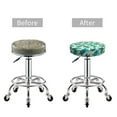thumbnail image 3 of Uemuo Green Sea Turtle Pattern Round Bar Stool Seat Covers Washable Stool Cushion Slipcover Elastic Bar Chair Covers-, 3 of 7