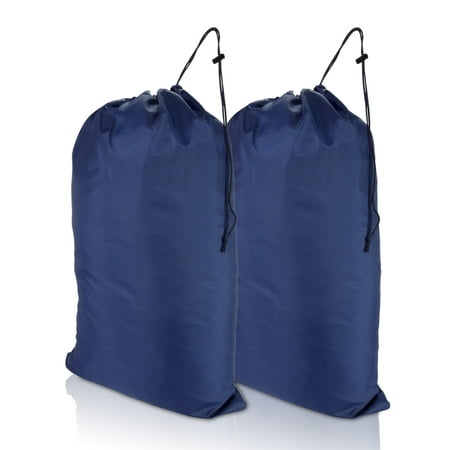 Dalix Large Travel Laundry Bag For Camp College Drawstring Bags 2 Dalix Large Travel Laundry Bag For Camp College Drawstring Bags 2 Pack Navy Blue