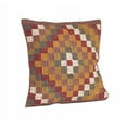 thumbnail image 2 of Fennco Styles Kilim Collection Southwestern Embroidered Wool Blend Decorative Throw Pillow, 2 of 9