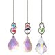 thumbnail image 1 of Atrapasueños de cristal, flores, gatos, prismas de cristal, colgante, prisma, adorno para ventana, paquete de 3, 1 of 4