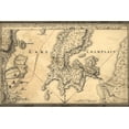thumbnail image 1 of 24"x36" Gallery Poster, map of Benedict Arnold on Lake Champlain 1776 P1, 1 of 1