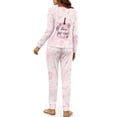 thumbnail image 5 of Tutoliy Halloween Pjs for Women Pumpkin Bat Printed Pajama Cozy Sleepwear with Pockets Spider Web Printed Loungewear with Pockets, L, 5 of 7