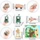 thumbnail image 2 of Set militar de 3 nutrias para hombre, 120 unidades, con vehículos y tapete de juego, 2 of 6