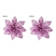 thumbnail image 2 of Naiovety 10 Uds árbol de Navidad flor colgante decoración de Navidad flor artificial hueca ornamento de vacaciones, púrpura violeta 2piezas Naiovety CBP144838, 2 of 6