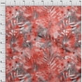 thumbnail image 4 of oneOone Cotton Cambric Light Red Fabric Tropical Abstract Quilting Supplies Print Sewing Fabric By The Yard 56 Inch Wide, 4 of 4
