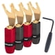 thumbnail image 1 of Conectores de cable de altavoz AudioQuest SureGrip 300 Gold Set 4, 1 of 1
