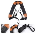 thumbnail image 2 of Saxophone Double Shoulder Strap Universal Saxophone Harness Strap (Black), 2 of 8