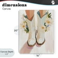 thumbnail image 4 of Stupell Industries Modern Blooming Cowgirl Boots Canvas Art, 16 x 20, by The Prints Vibe, 4 of 8