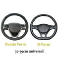 thumbnail image 5 of 15\" Auto Car Steering Wheel Cover Breathable Leather Anti-Slip Accessories Black, 5 of 5
