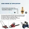 thumbnail image 6 of JIAHAOO Pressure Washer Soap Injector Replacement Parts for Stratton Homelite Ryobi Husky 13mm Wrench Fit, 6 of 11
