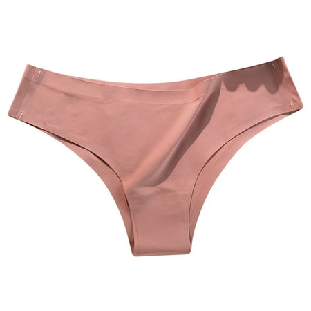 MuZeFu Thongs for Women Cotton Women s Solid Lace Plus Size High Waist Leak Proof Crotch Shorts Underwear Panties