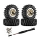 thumbnail image 5 of 4 ruedas y neumáticos para coche RC a escala 1/30, repuestos portátiles para SCX30 Bronce, 5 of 9