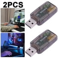 thumbnail image 4 of Tarjeta USB 5.1 Canales Externa Sin Controlador Portátil Escritorio SOUND CAR, 4 of 5