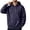 Navy, variant on Boyscolos Men's Zip Up Hoodie Trendy Long Sleeve Slim Fit Sweatshirt Drawstring Gym Athletic Hooded Jacket with Pocket Red 2XL
