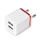thumbnail image 4 of Cateissary UE enchufe 3.1A Universal 2 puertos USB de pared adaptador de viaje para Teléfono y Comunicación No.6, 4 of 6