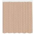 thumbnail image 2 of Ambesonne Geometric Shower Curtain, Tribal Tiny Triangles, 69"Wx75"L, Salmon Almond Green, 2 of 4