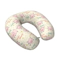 thumbnail image 2 of Gaeub Pigs Sleep Print Memory Foam Travel Pillow,U-Shaped Neck Pillow,Head Neck Support Airplane Pillow,Flight Pillow for Traveling,Car,Home,Office,Washable Cover, 2 of 8