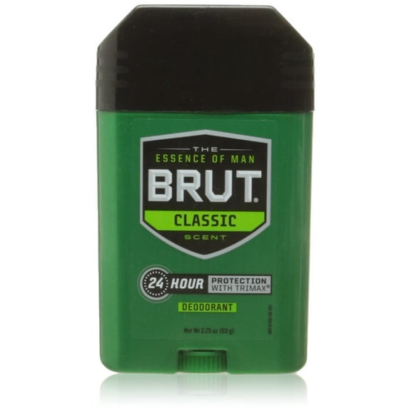 Brut Deodorant Solid Oval, 2.25-Ounce