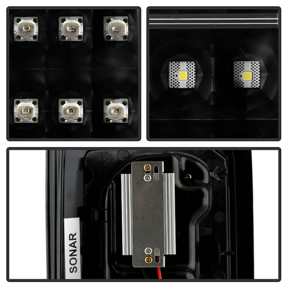 Spyder Auto 5070395 Led Tail Lights Fits 07 18 Fits/For Wrangler (Jk) Wrangler