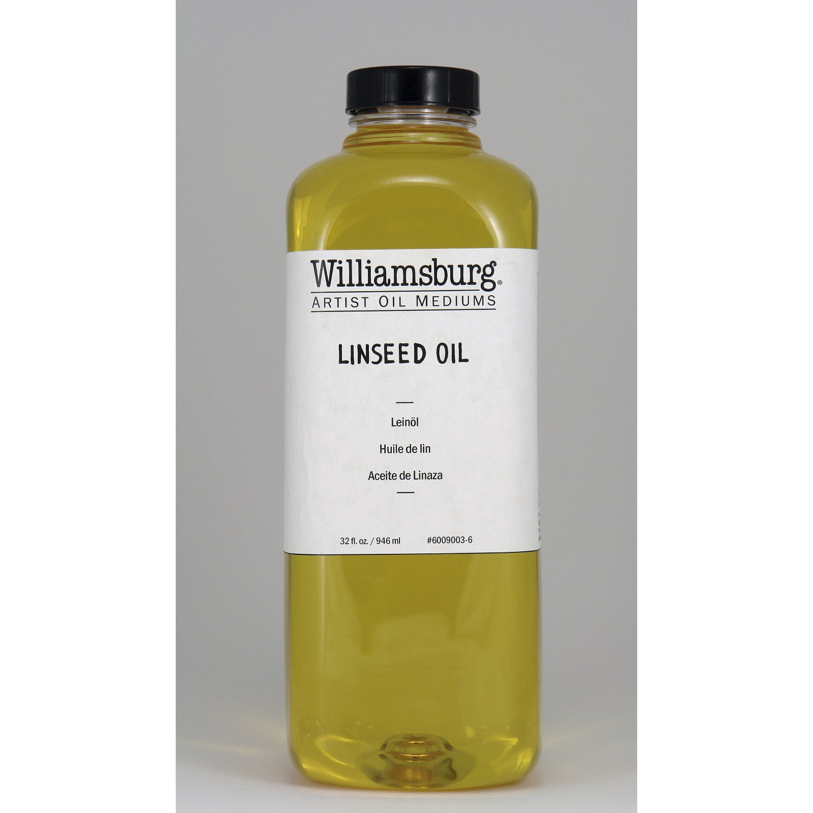 Williamsburg Handmade Oils Linseed Oil, Quart