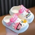 thumbnail image 2 of Kids Slippers Summer Anti Slip Soft Sole Children's Shower Cute Sandals, 2 of 3