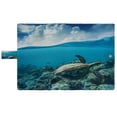 thumbnail image 3 of PKQWTM Sea Turtle Loggerhead Floating Over Corals Tropical Paradise Book Cover Book Protector Book Sleeve Book Pouch Book Bag 6x9 inch, 3 of 4