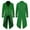 Green, variant on Tejiojio Winter Halloween Men's Costume Men's Mid Length Retro Tuxedo Costume