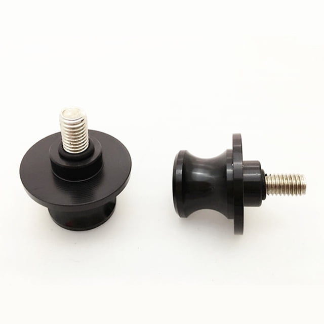 Accesorio para motocicletas Aluminio CNC Motocicleta Brazo Swing Slides Sliders Slides Sliders Motorcycle Spools Motorcycle Spool Tornillo Negro, 8mm AweSitey VI002422-03