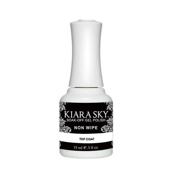Kiara Sky Soak off gel polish NON WIPE Top Coat 0.5 oz