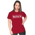 thumbnail image 4 of Bacon Meat Lover Sweats Carnivore Womens Fitted Plus Size Graphic Tee Brisco Brands 2X, 4 of 4