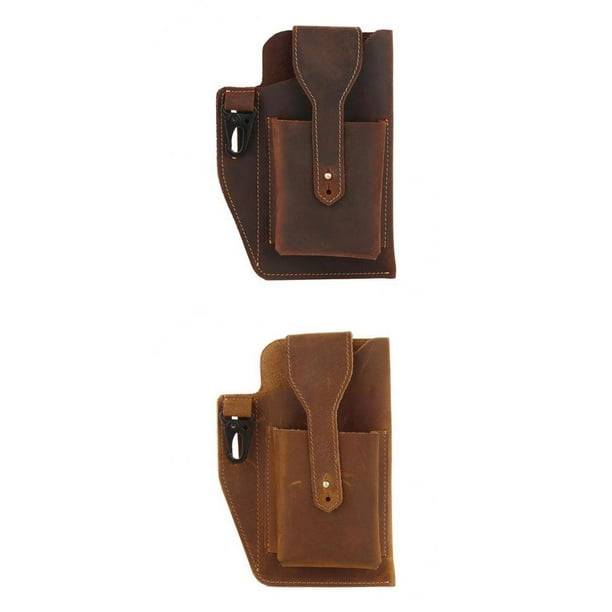 Téléphone pour homme, téléphone en cuir pour sac à boucle de ceinture, sac  banane pour jambe, sac banane, course à pied, téléphone portable  décontracté et poche suspendue, porte-clés en PU. 