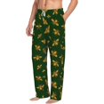 thumbnail image 6 of Salouo Hohey Bee Print Pajama Pants for Men, Lounge Pants Elastic Waistband Casual Men's sleepwear Loungewear Sleep Pajama Pant -X-Large, 6 of 7