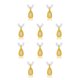 thumbnail image 2 of Cateissary Cepillo de de silicona para bebés, cepillo de , hogar, niños, limpieza, pequeño, amarillo amarillo S 10Conjunto, 2 of 6