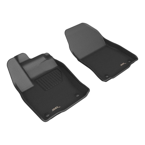 3D MAXpider Kagu Floor Mat (Black) Compatible with Nissan Kicks 2025 - Front Row