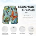 thumbnail image 5 of Lsque Mens Swim Trunks Retro Seamless Flying Butterflies Pattern - Bathing Suit Compression Liner - Beach Swim Shorts Swimwear - (S-3XL) - Stretch Quick Dry -X-Large, 5 of 9