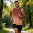 thumbnail image 5 of Satingcolo Men's Summer Sleeveless UPF 50+ Swim Tops Quick Dry Workout Sleeve Tank Top UV Protection Running Gym Muscle T Shirts, 5 of 6